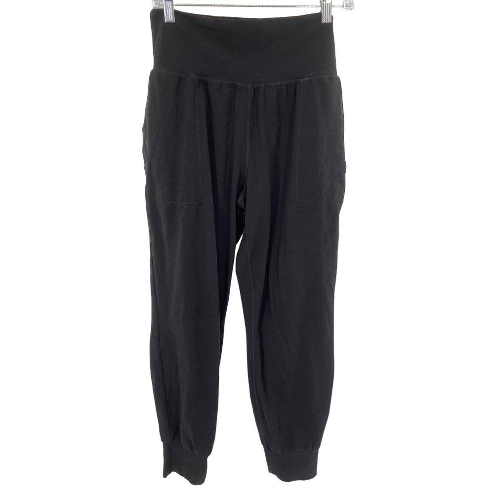 Athleta Salutation Jogger in Powervita BLACK Workout Pants Athleisure